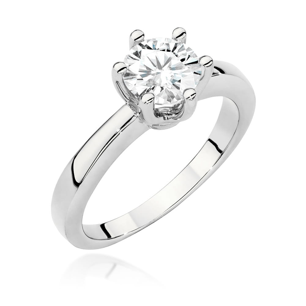 Pierścionek Diament 1,00ct białe złoto 1 Pierścionek W563 Diament 1