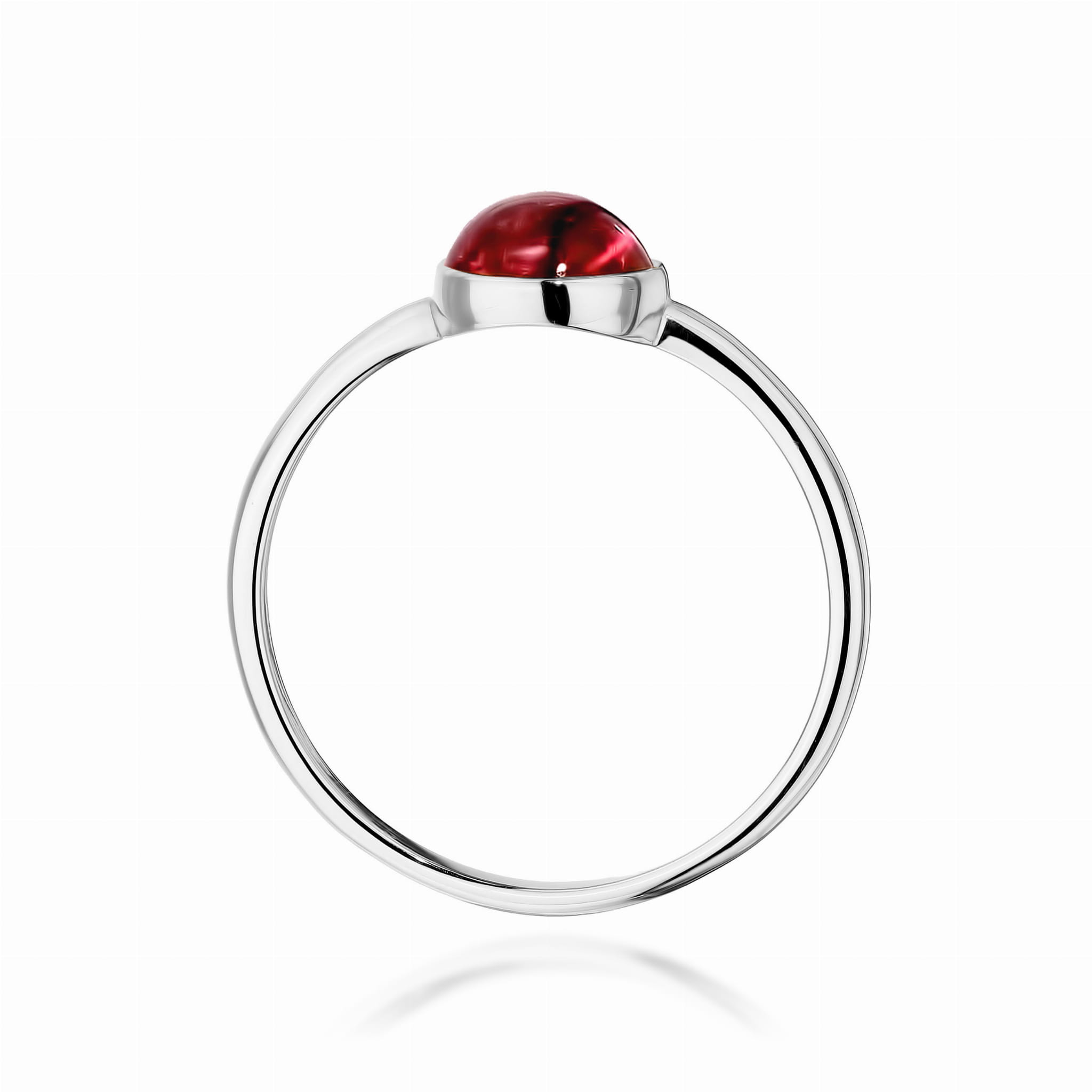 Pierścionek Różowy Turmalin 1,00ct białe złoto 3 Pierścionek Różowy Turmalin 1,00ct białe złoto - obrazek 3