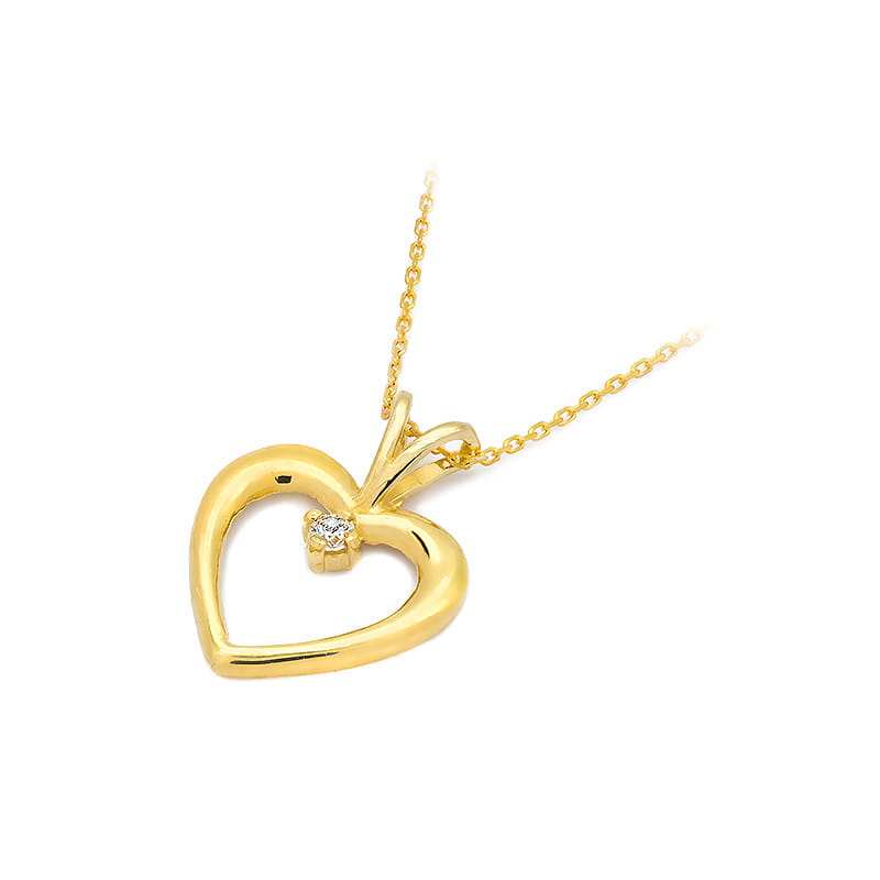 Zawieszka Diament 0,04ct żółte złoto 2 04ct żółte złoto Jubiler Kraków BigDIAMOND