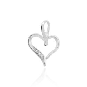 Zawieszka S006 z diamentami białe złoto Jubiler Kraków BigDIAMOND