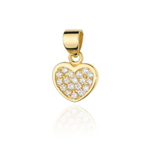 Zawieszka S020 z diamentami żółte złoto Jubiler Kraków BigDIAMOND