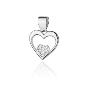 Zawieszka S022 z diamentami białe złoto Jubiler Kraków BigDIAMOND