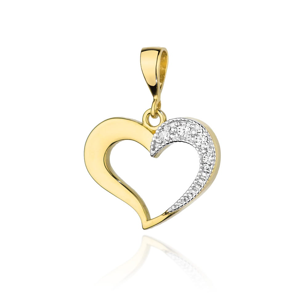 Zawieszka Diament 0,02ct żółte złoto 1 Zawieszka S023 Diament 0