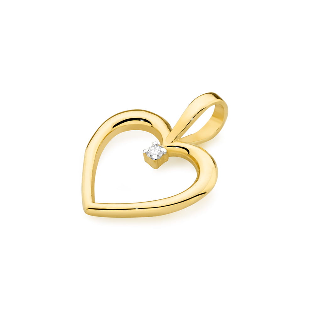 Zawieszka Diament 0,05ct żółte złoto 2 05ct żółte złoto Jubiler Kraków BigDIAMOND