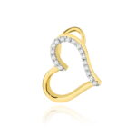 Zawieszka S026 Diament żółte złoto Jubiler Kraków BigDIAMOND