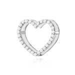 Zawieszka S027 z diamentami białe złoto Jubiler Kraków BigDIAMOND