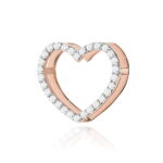 Zawieszka S027 z diamentami różowe złoto Jubiler Kraków BigDIAMOND