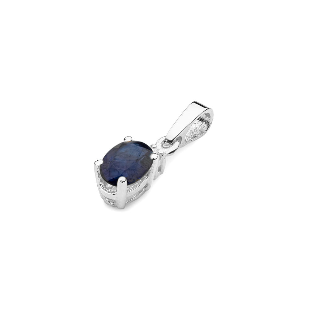 Zawieszka Szafir 0,70ct białe złoto 2 70ct białe złoto Jubiler Kraków BigDIAMOND