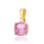 Zawieszka Z003 Różowy Topaz 1
