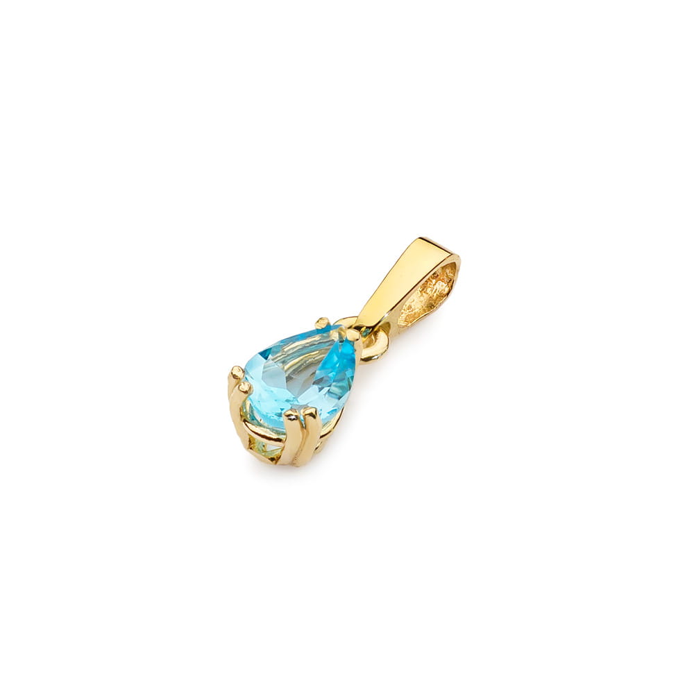 Zawieszka Topaz 0,90ct żółte złoto 2 90ct żółte złoto Jubiler Kraków BigDIAMOND