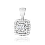 Zawieszka Z0506 z Diamentami Laboratoryjnymi białe złoto Jubiler Kraków BigDIAMOND