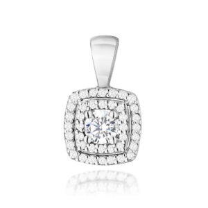 Zawieszka Z0506 z Diamentami Laboratoryjnymi białe złoto Jubiler Kraków BigDIAMOND