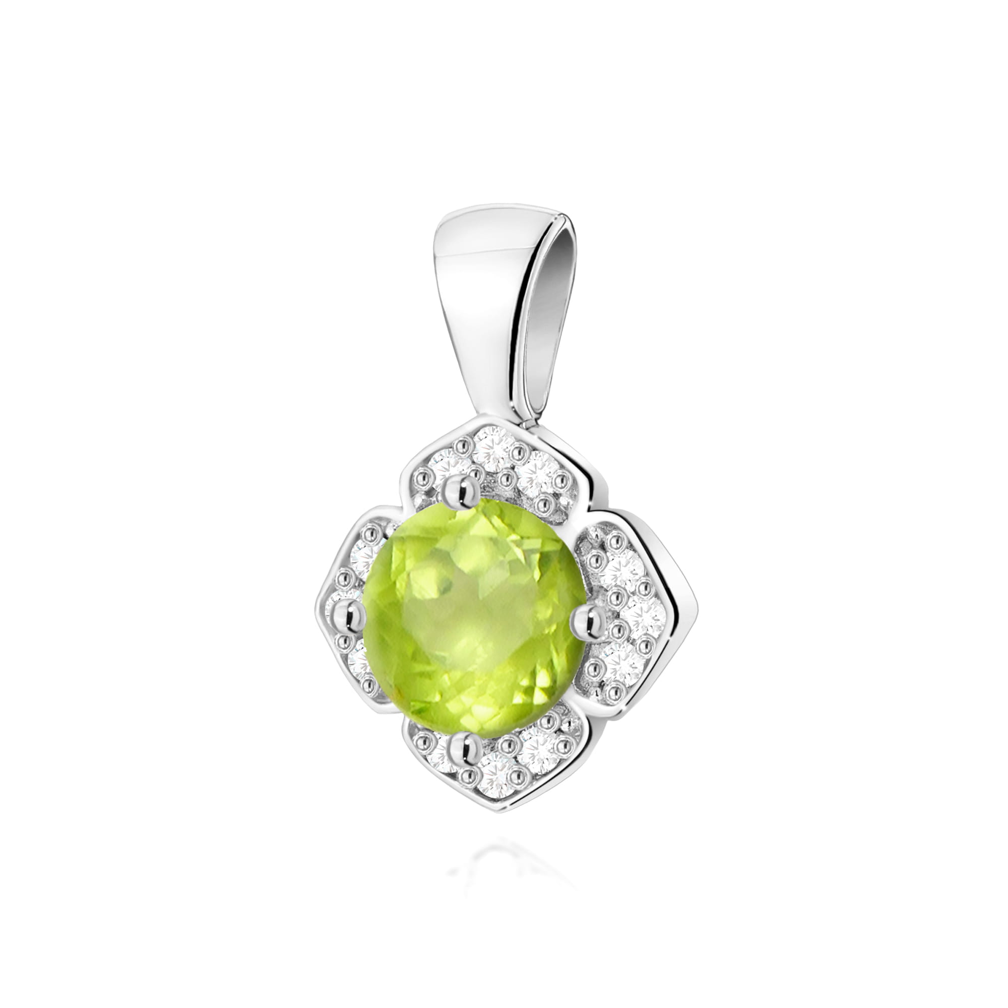 Zawieszka Z0571 Oliwin 0,60ct białe złoto 1 Zawieszka Z0571 Oliwin 0