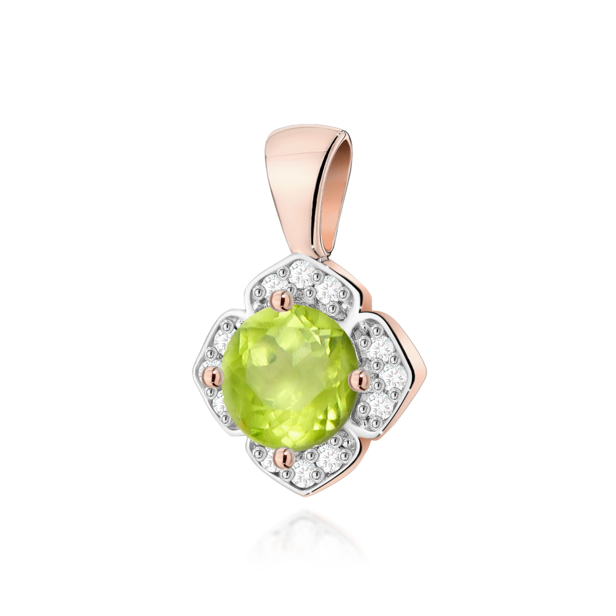 Zawieszka Z0571 Oliwin 0,60ct różowe złoto 1 Zawieszka Z0571 Oliwin 0
