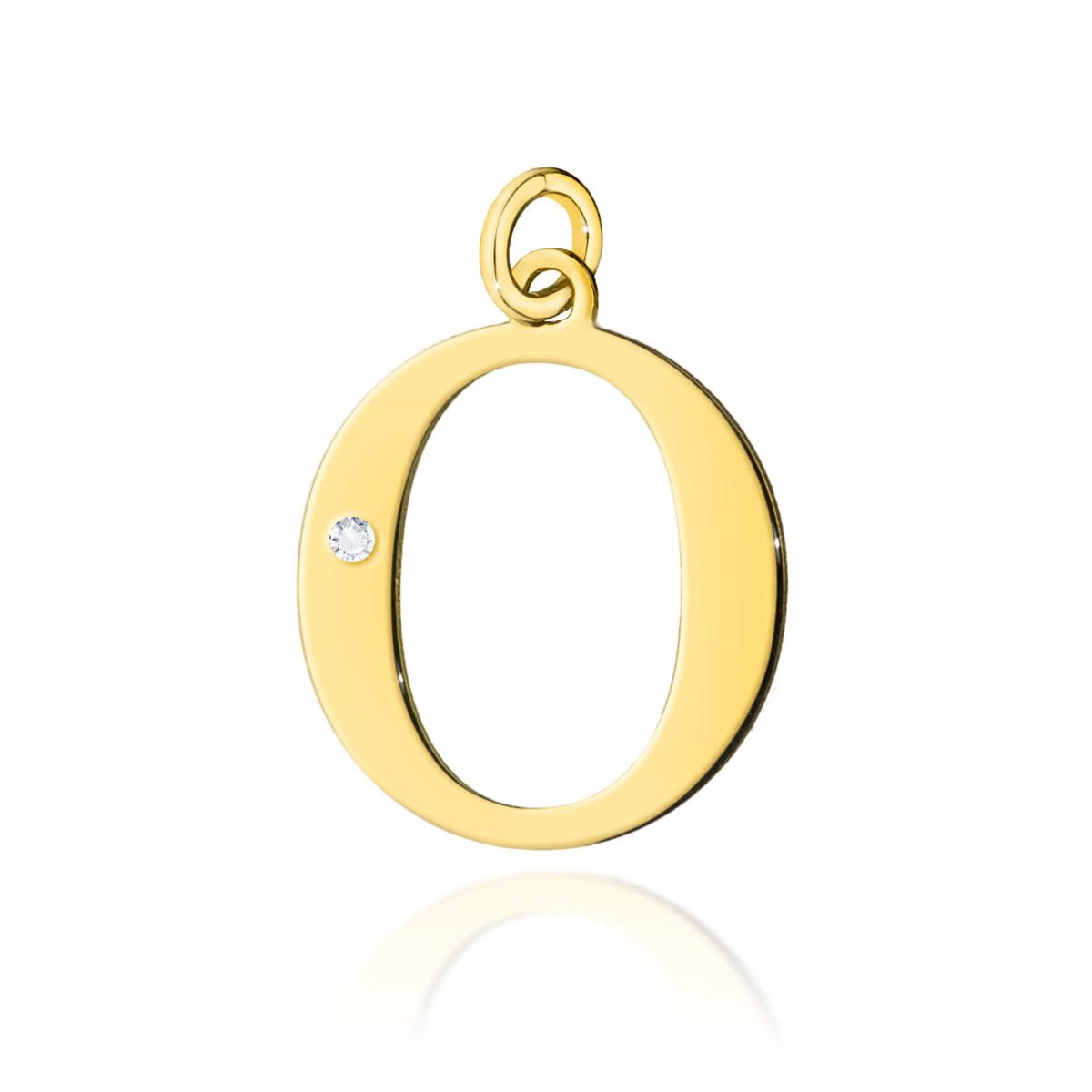 Zawieszka Diament 0,005ct żółte złoto 1 Zawieszka Z070 Diament 0