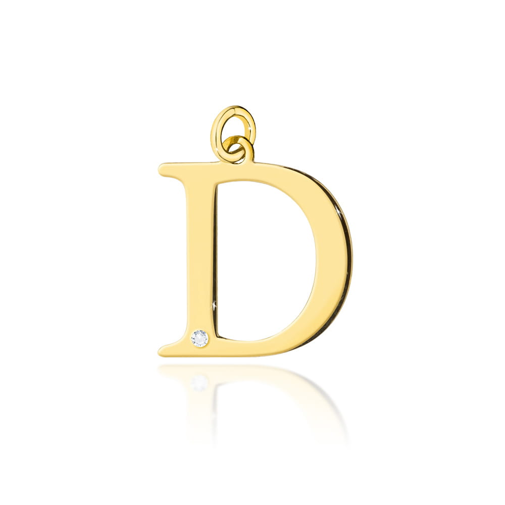Zawieszka Diament 0,005ct żółte złoto 1 Zawieszka Z070 Diament 0
