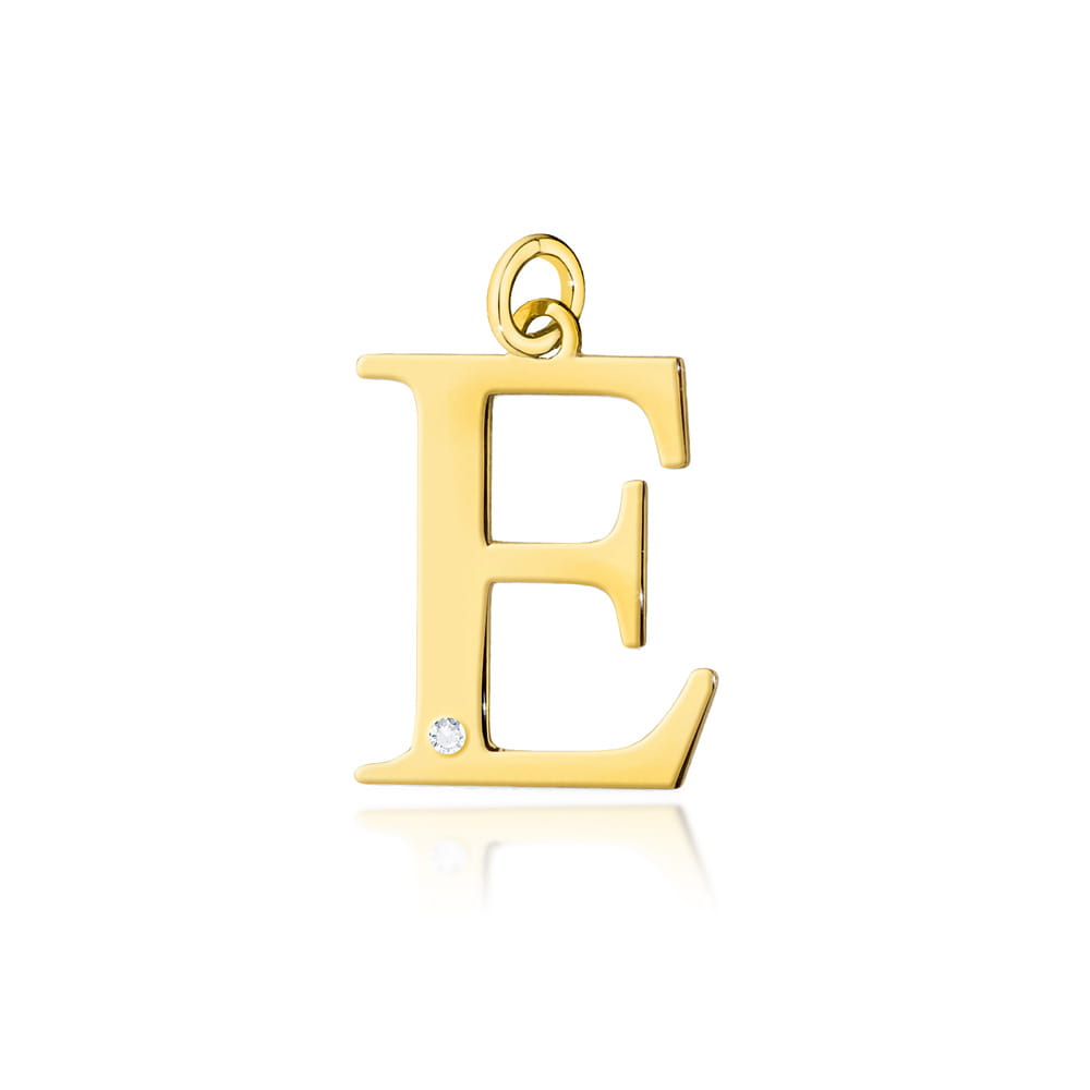 Zawieszka Diament 0,005ct żółte złoto 1 Zawieszka Z070 Diament 0