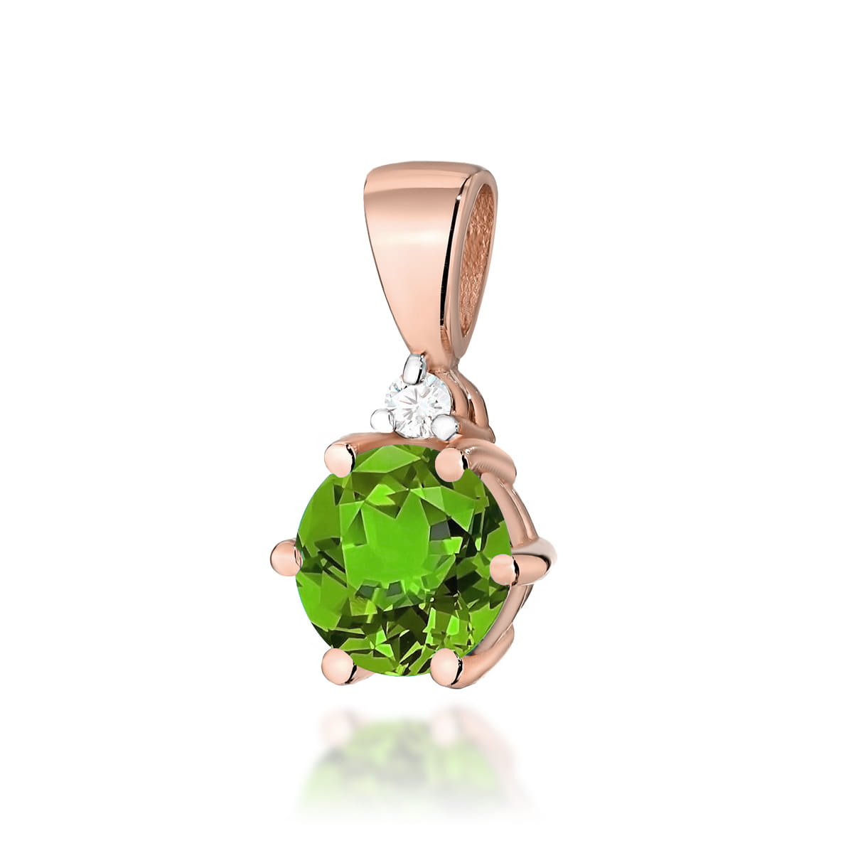 Zawieszka Oliwin 0,60ct różowe złoto 1 Zawieszka Z076 Oliwin 0