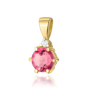 Zawieszka Z076 Różowy Topaz 0