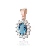 Zawieszka Z182 Topaz London Blue 0