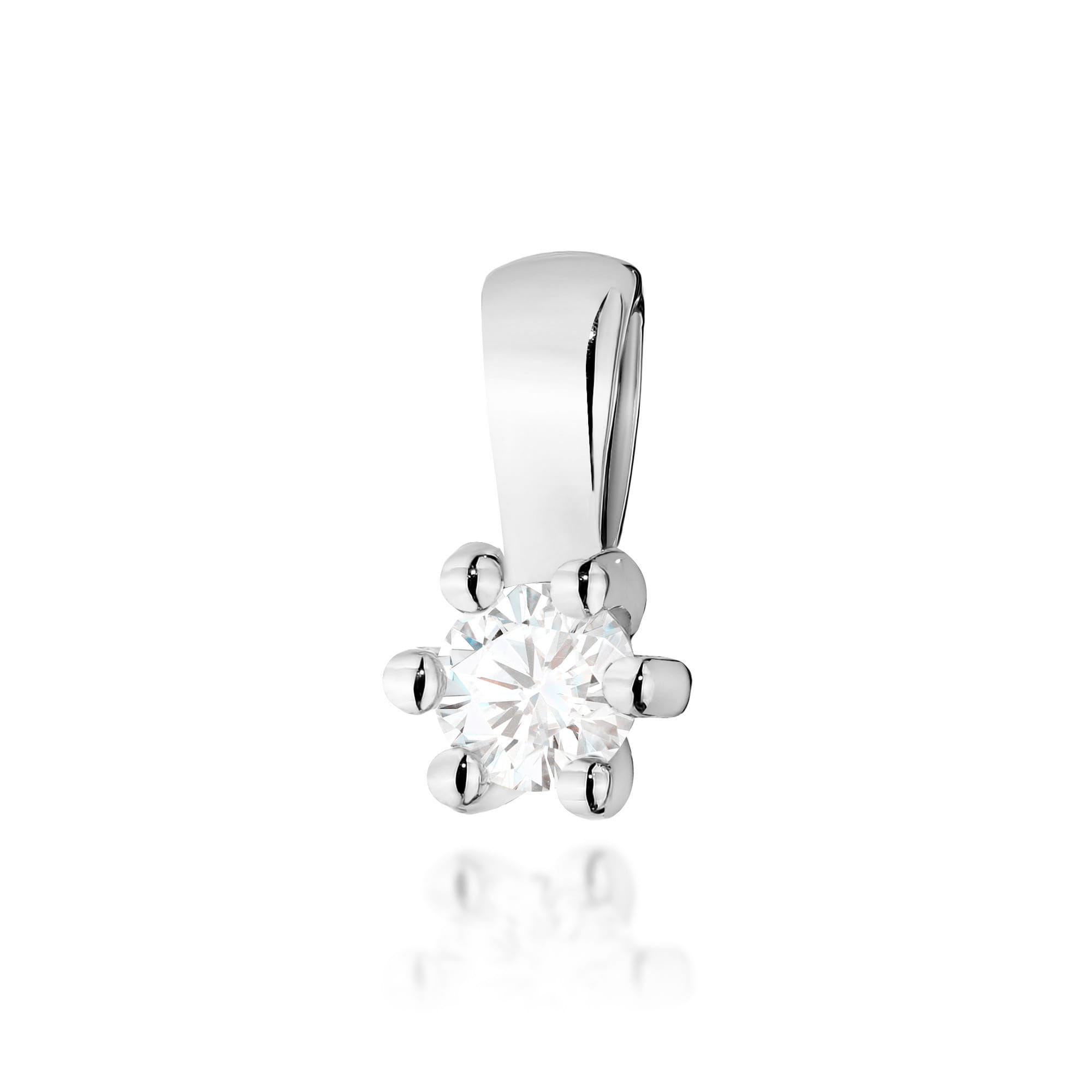 Zawieszka Diament 0,10ct białe złoto 1 Zawieszka Z222 Diament 0