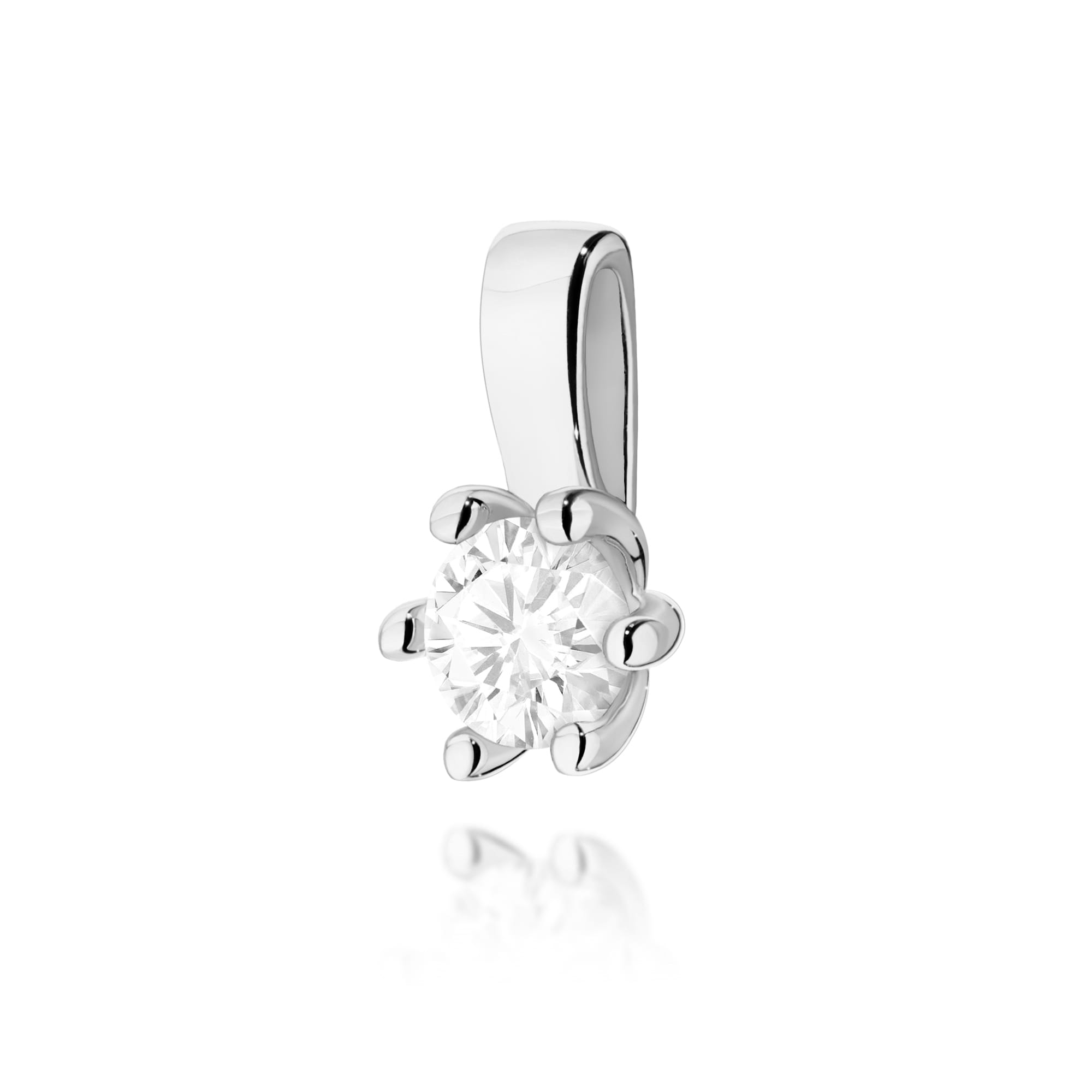 Zawieszka Diament 0,15ct białe złoto 1 Zawieszka Z222 Diament 0