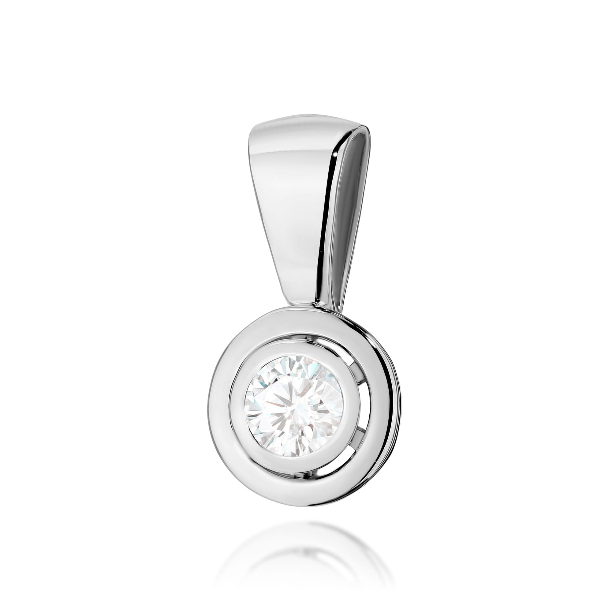 Zawieszka Diament 0,20ct białe złoto 1 Zawieszka Z294 Diament 0
