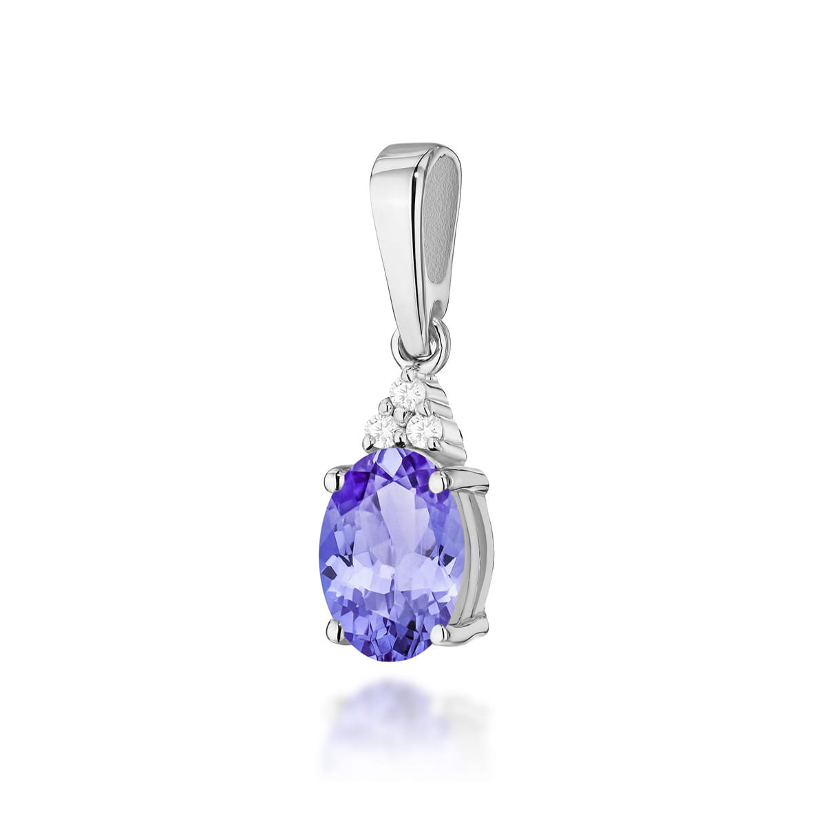 Zawieszka Tanzanit 0,70ct białe złoto 1 Zawieszka Z308 Tanzanit 0