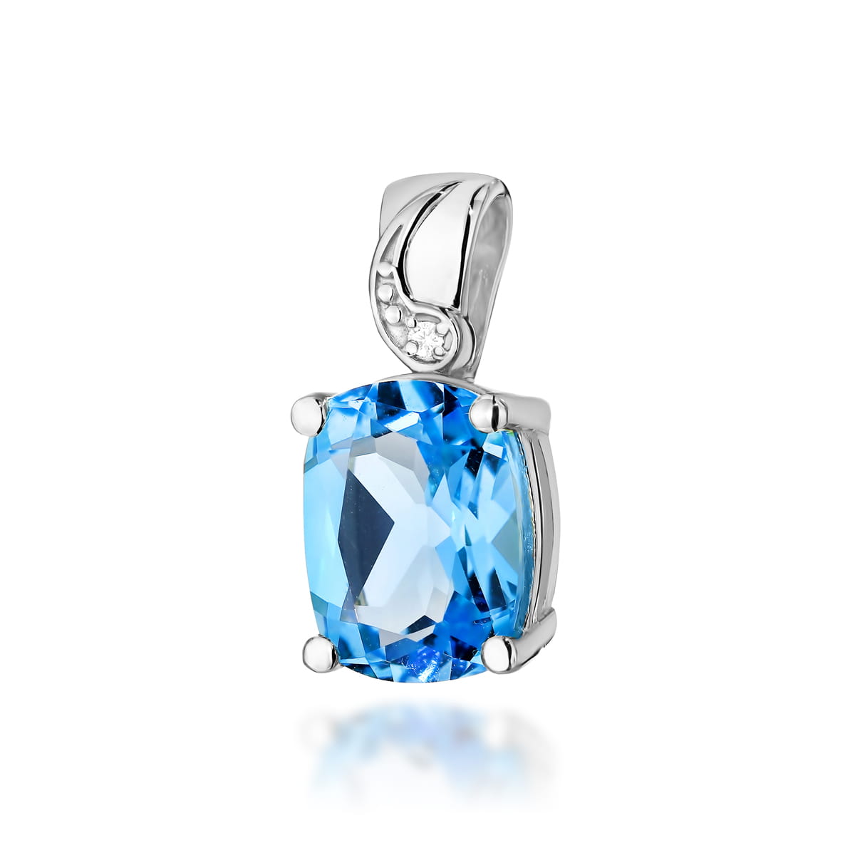 Zawieszka Topaz 2,40ct białe złoto 1 Zawieszka Z400 Topaz 2
