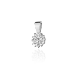 Zawieszka Z401 z diamentami białe złoto Jubiler Kraków BigDIAMOND