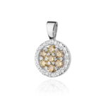Zawieszka Z440 z diamentami białe złoto Jubiler Kraków BigDIAMOND