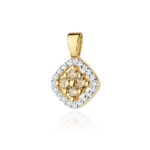 Zawieszka Z441 z diamentami żółte złoto Jubiler Kraków BigDIAMOND
