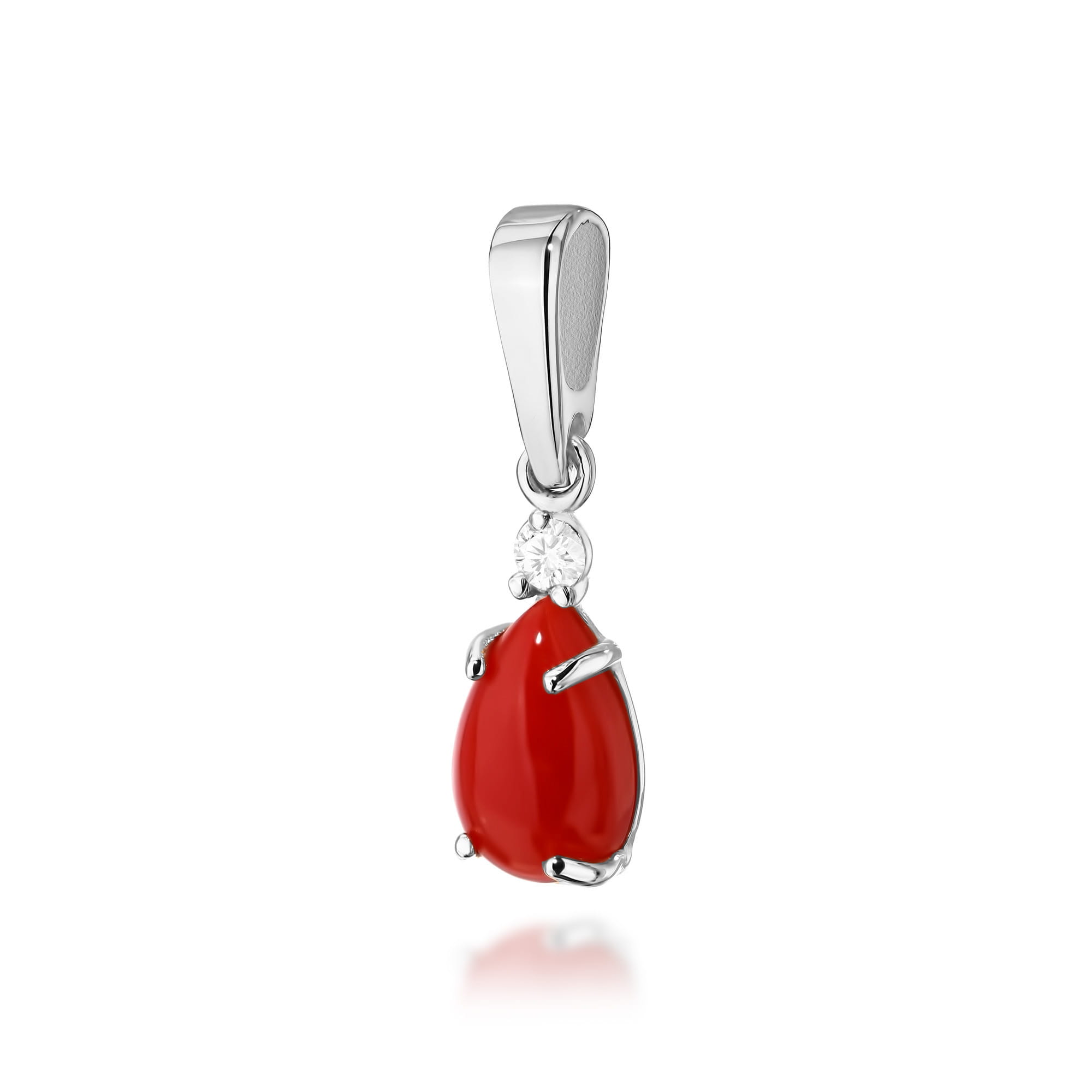 Zawieszka Koral 0,65ct białe złoto 1 Zawieszka Z570 Koral 0