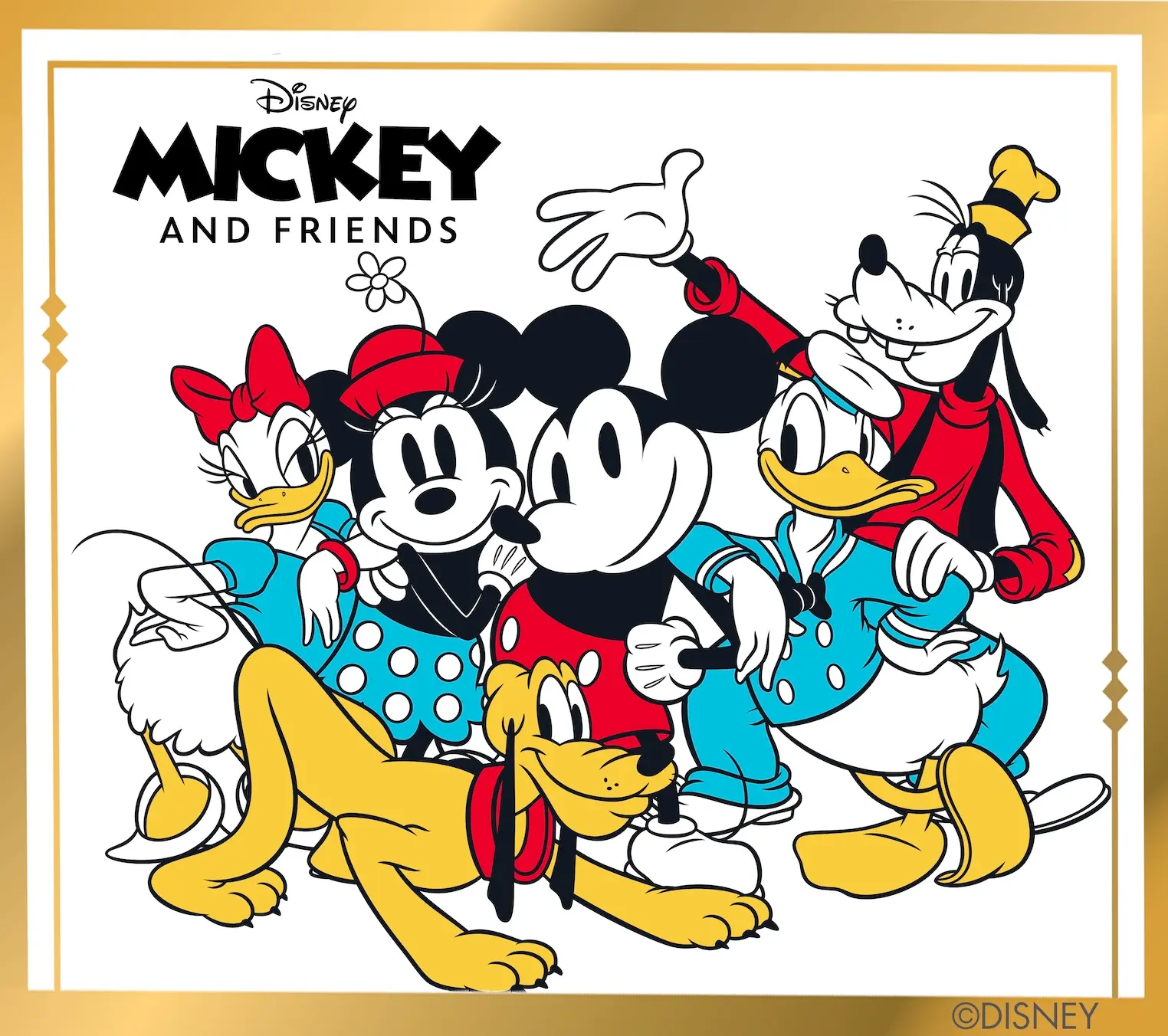 Biżuteria Disney – Kolekcja BigDIAMOND 2025 | Srebro 925 4 Grupa przyjaciół Disneya - inspiracja dla fanek