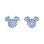 Front kolczyków Myszka Mickey z cyrkoniami – srebro 925 – Disney x BigDIAMOND