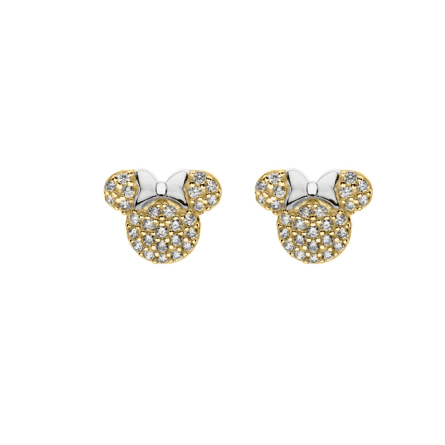 Kolczyki Disney Minnie Mouse – srebro pozłacane – cyrkonie – BigDIAMOND Kraków 1 Biżuteria Disney Arielka srebro 925 – BigDIAMOND Jubiler Kraków