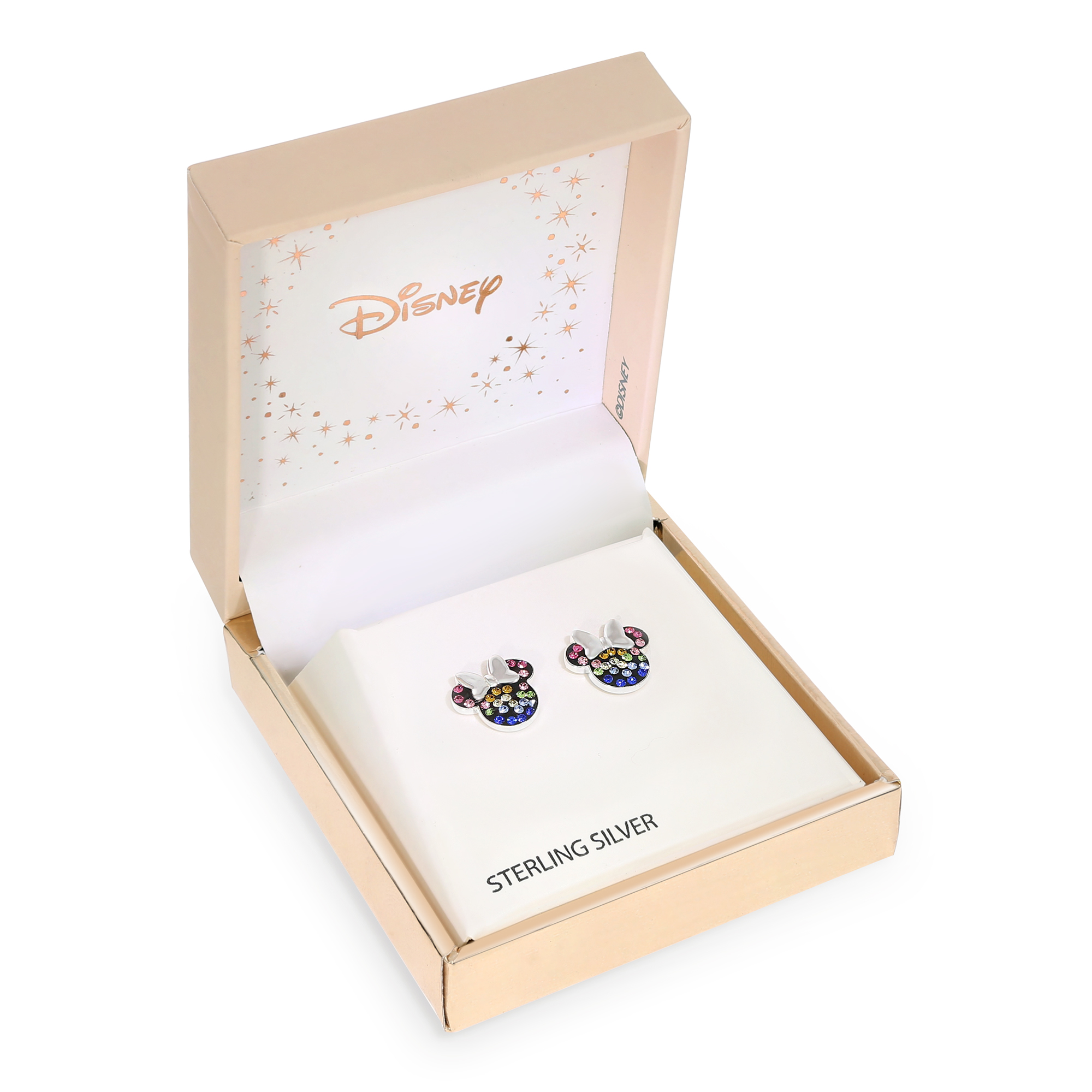 Kolczyki Disney Mickey & Minnie – srebro 925 – wielokolorowe cyrkonie – BigDIAMOND Kraków 3 Kolczyki Disney Mickey Minnie – pudełko prezentowe – BigDIAMOND Kraków