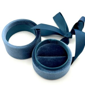 Turquoise ring box with bow